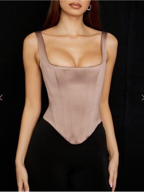 House of CB Rafa Corset in Stone NWT